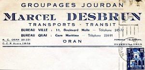 Oran enveloppes pub 1147